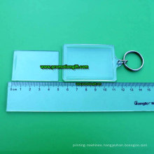 50-35mm Custom Plastic Keychain